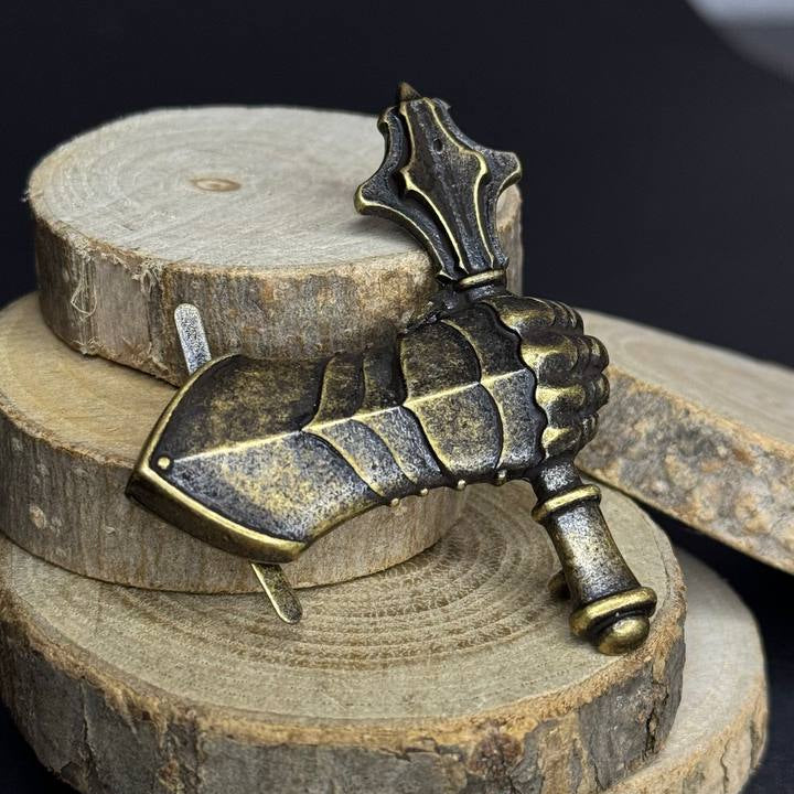 Ukrainian Army Metallic Beret Badge