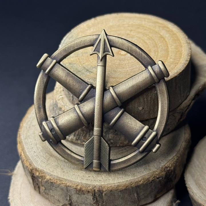 Ukrainian Army Metallic Beret Badge