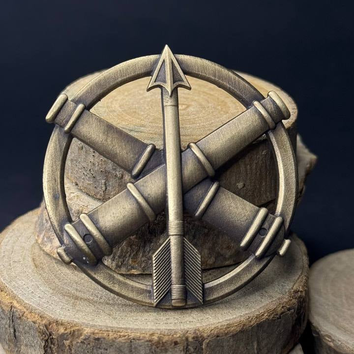 Ukrainian Army Metallic Beret Badge