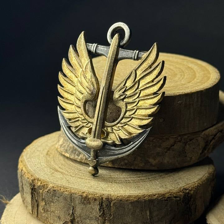 Ukrainian Army Metallic Beret Badge