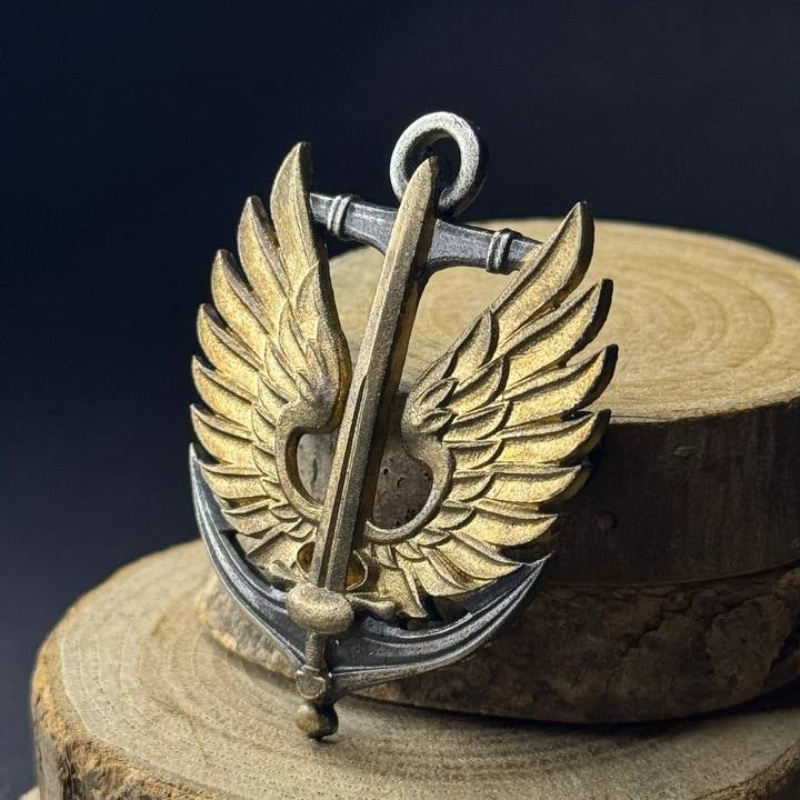 Ukrainian Army Metallic Beret Badge