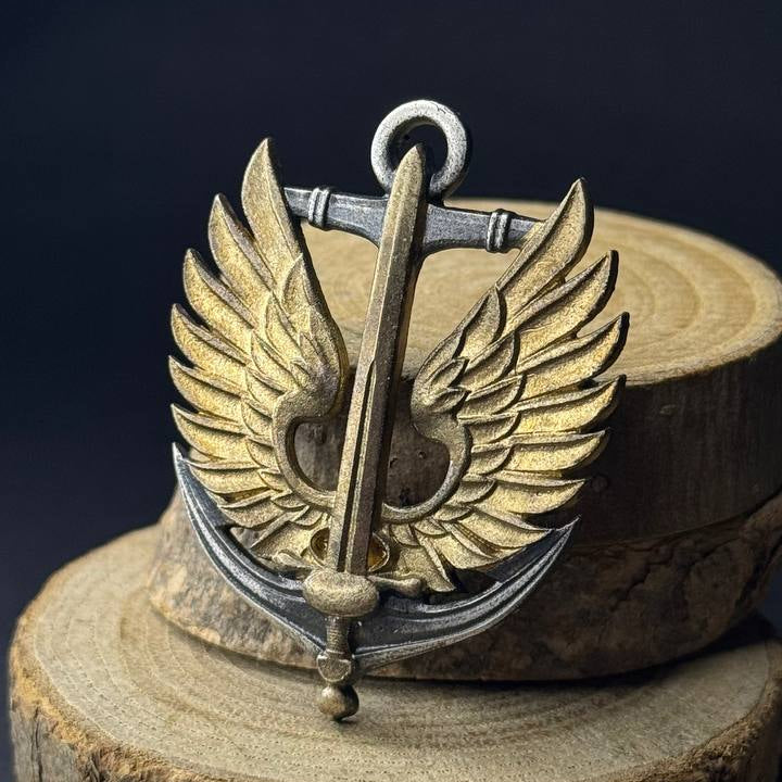 Ukrainian Army Metallic Beret Badge