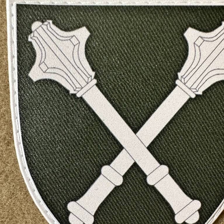 Ukrainian Army General Staff of the Armed Forces of Ukraine Badge Hook PVC