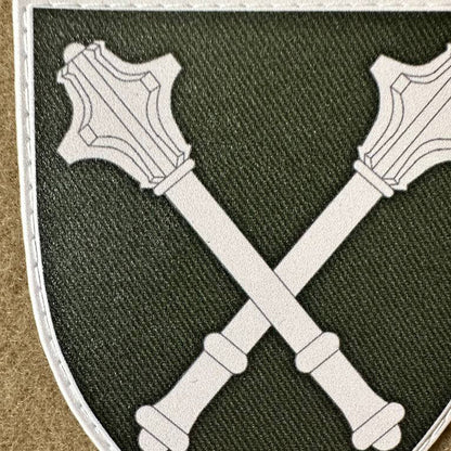 Ukrainian Army General Staff of the Armed Forces of Ukraine Badge Hook PVC