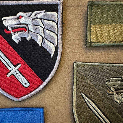 Ukrainian Morale Patch 4th Separate Ranger Regiment Tactical Badge Hook * 4 pcs