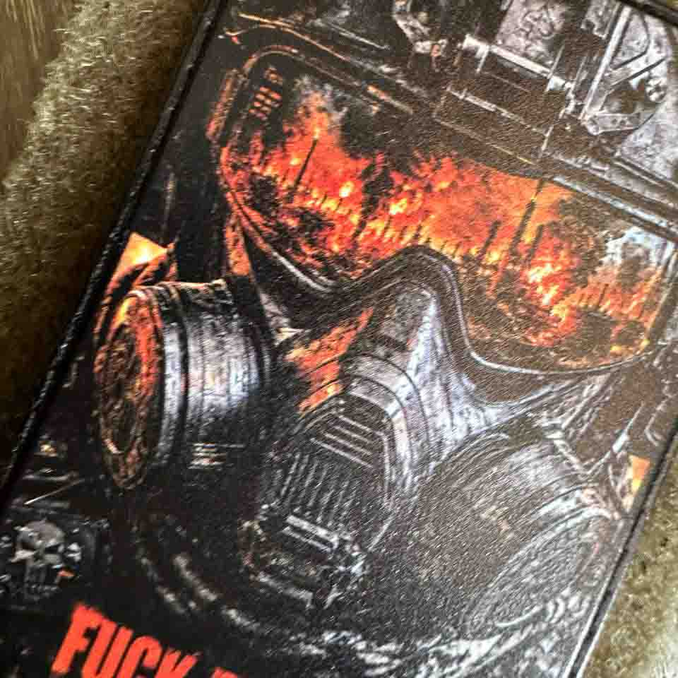 Ukrainian Morale Patch "Fuck Them All" Hook and Loop Backing PVC