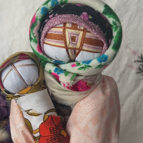 Ukrainian Authors Motanka "Grandmother & Granddaughter"