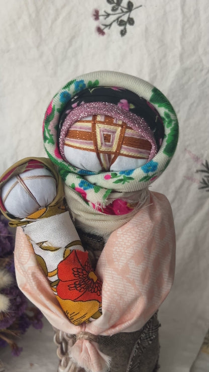 Ukrainian Authors Motanka "Grandmother & Granddaughter"