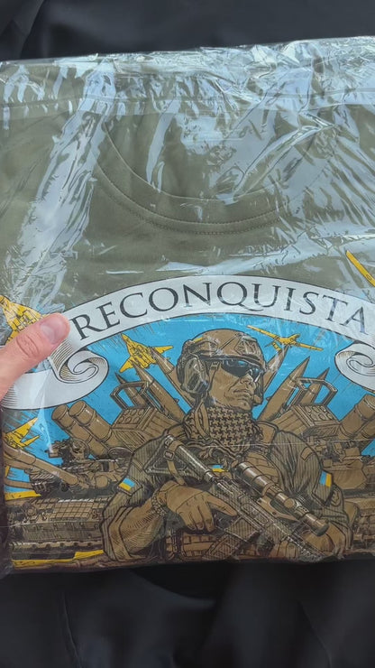 Ukrainian Millitary T-Shirt M-Tac "Reconquista" Light Olive
