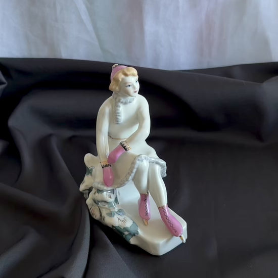 "The Figure Skater" – Authentic Vintage Kyiv Porcelain Figurine (KEKHZ)