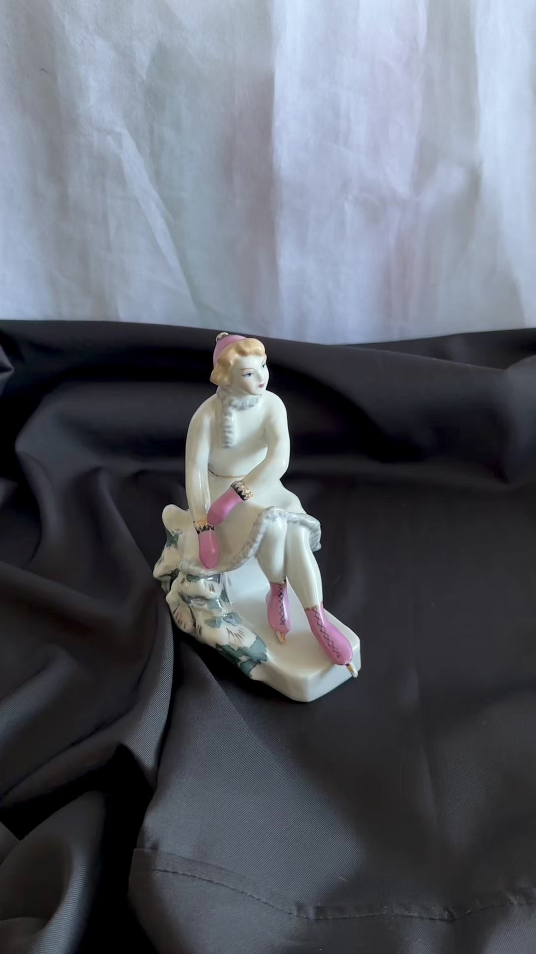 "The Figure Skater" – Authentic Vintage Kyiv Porcelain Figurine (KEKHZ)