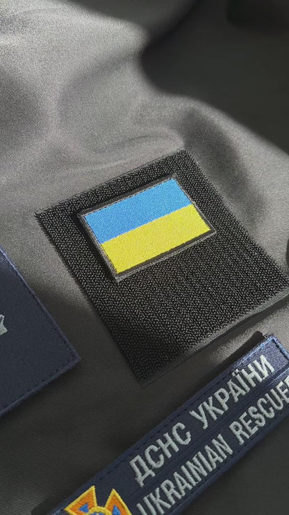 Ukrainischer Moral-Patch Staatlicher Dienst der Ukraine für Notfallsituationen DCNS * 4 Stück
