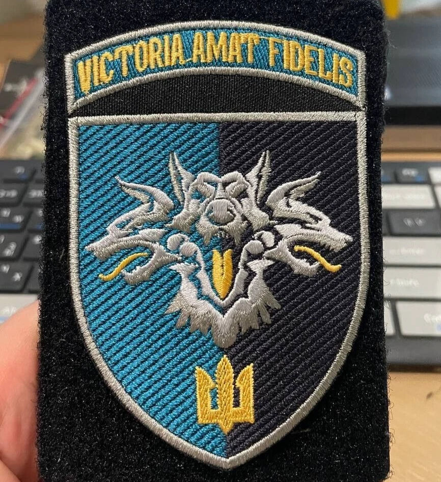 Écusson de moral de l'armée ukrainienne, 38e brigade séparée de Marines, insigne à crochet * 4 pièces