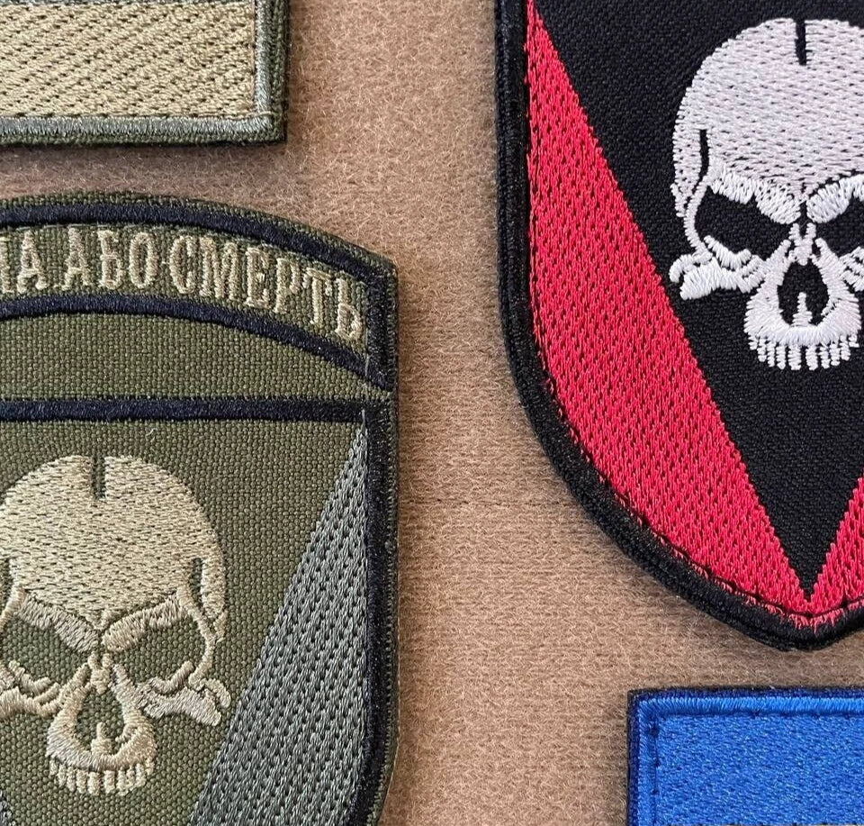 Ukrainian Unit Patch 72nd Separate Mechanized Brigade Tactical Badge Hook*4 pcs