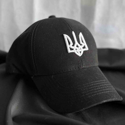 ukranian blak cap with trident